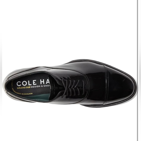 Cole Haan Modern Classics Cap Toe Patent Leather Oxfords - Picture 9 of 10